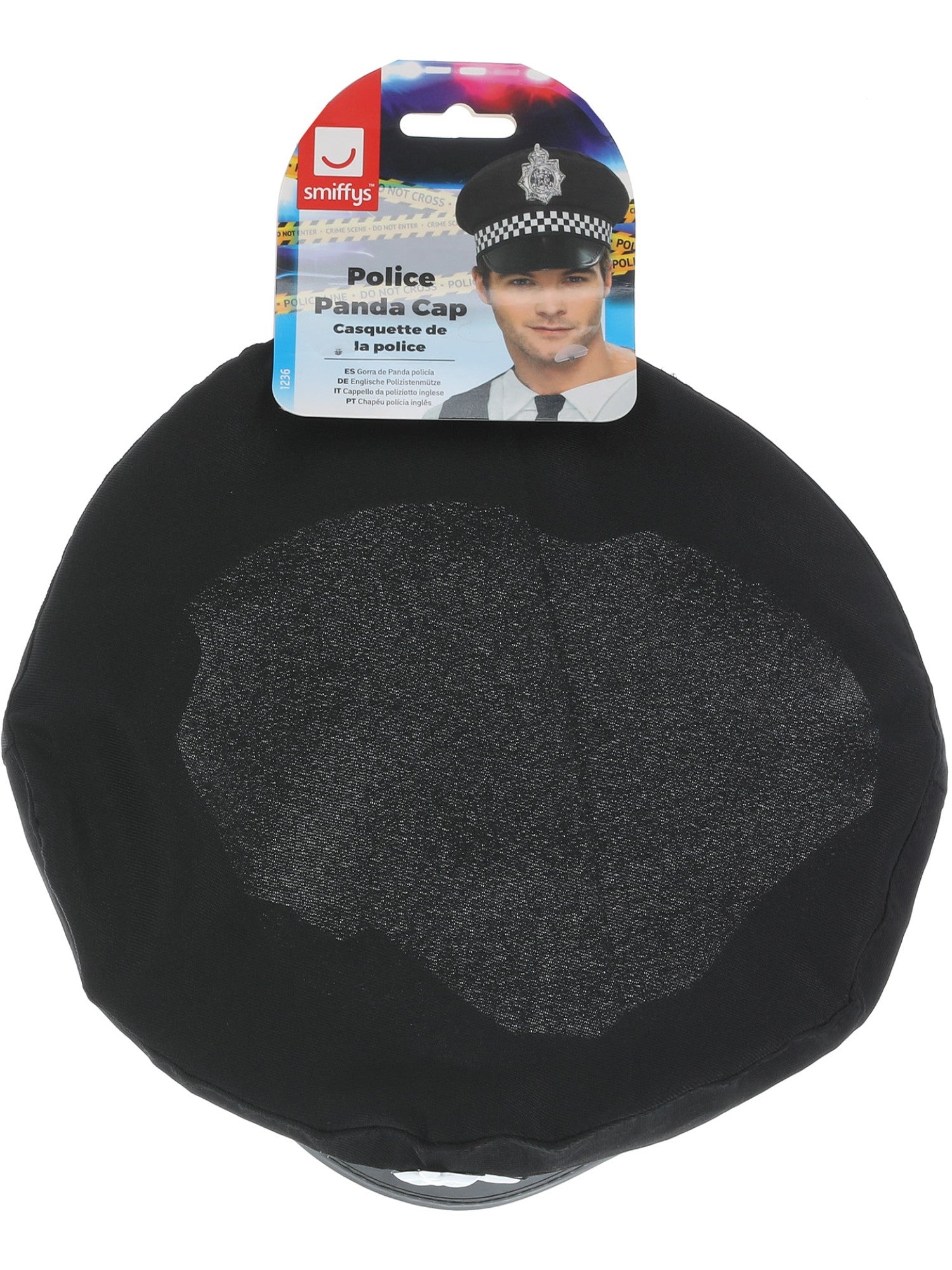 Panda Car Police Hat Black