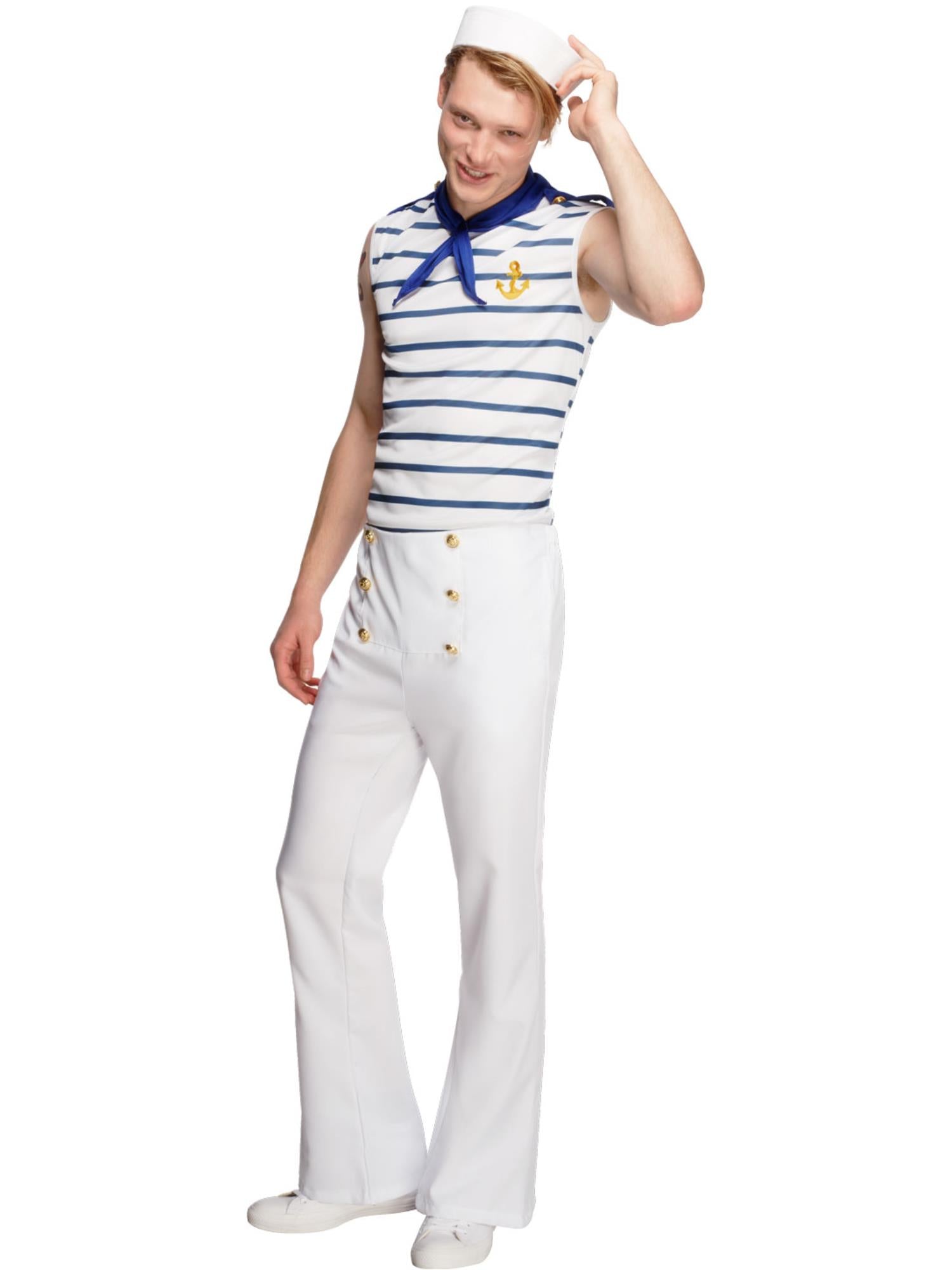 Smiffys Fever Male French Sailor Costume - 20886