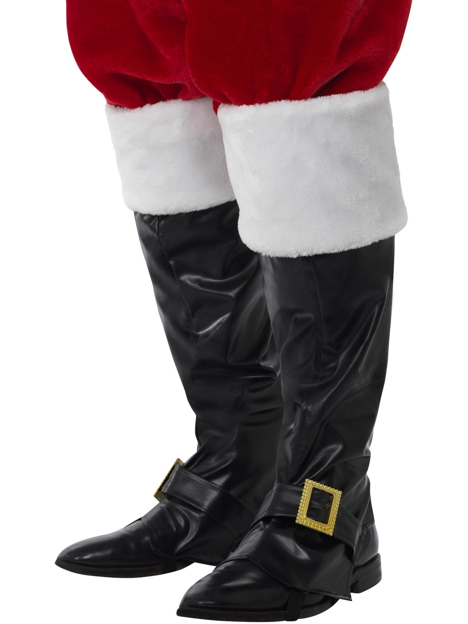 Smiffys Santa Boot Covers, Deluxe - 21419