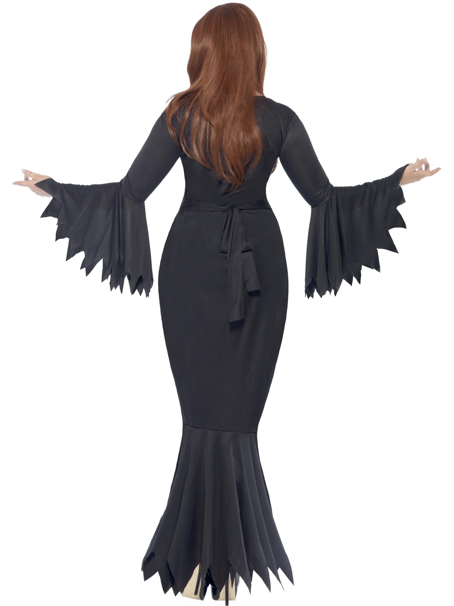 Vamp Costume Black Gown And Veil