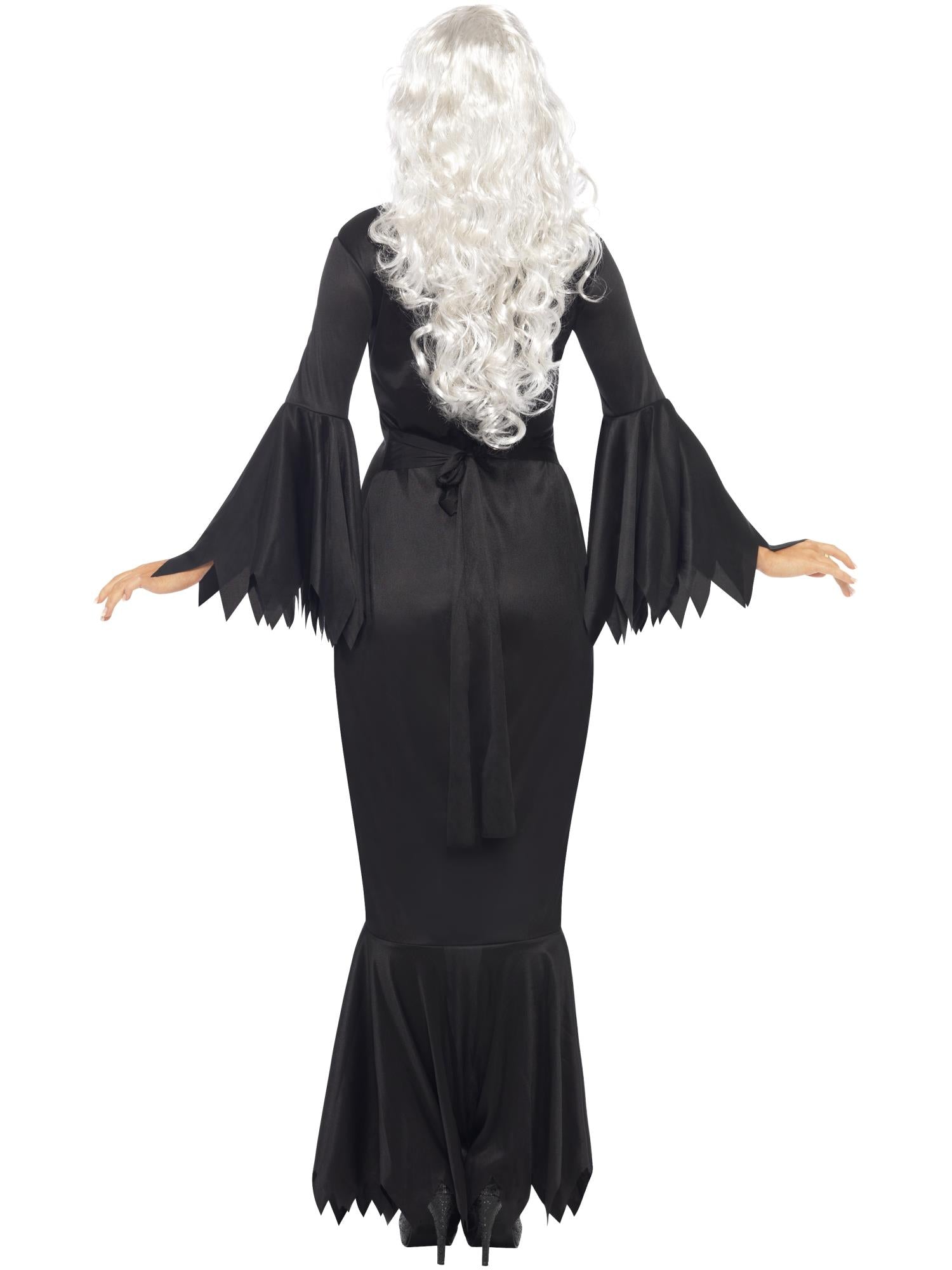 Vamp Costume Black Gown And Veil