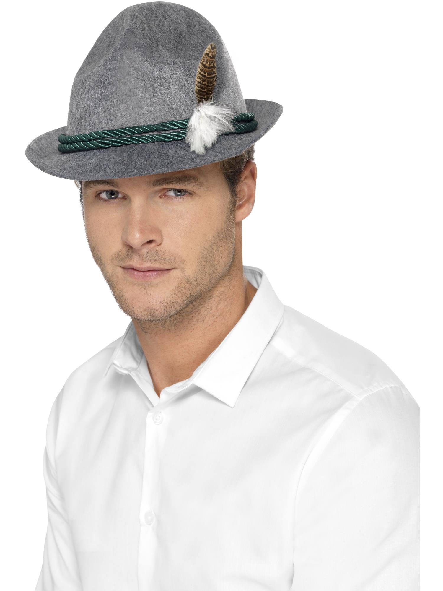 German Trenker Hat with Feather