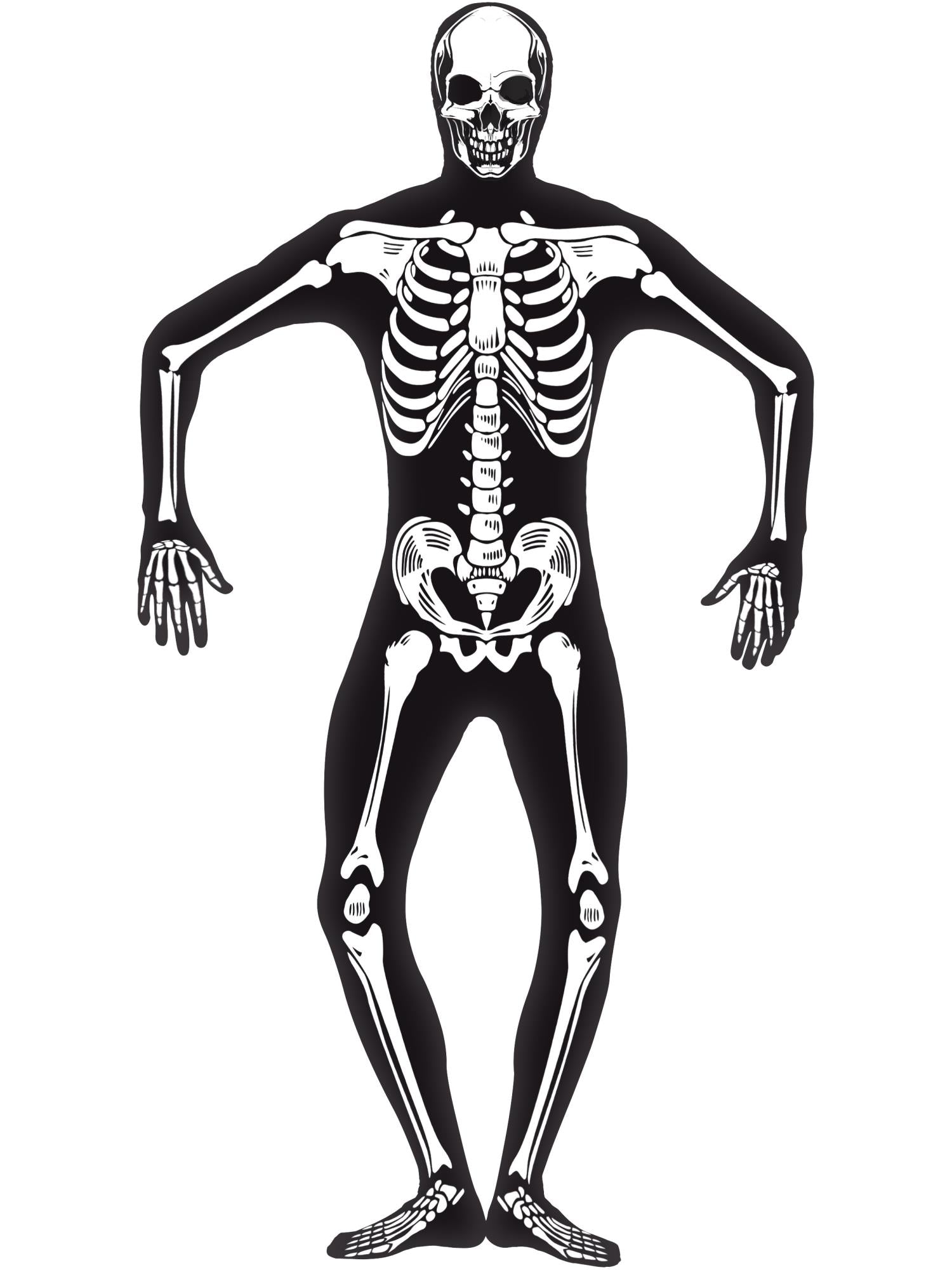 Skeleton Costume - GID, Second Skin