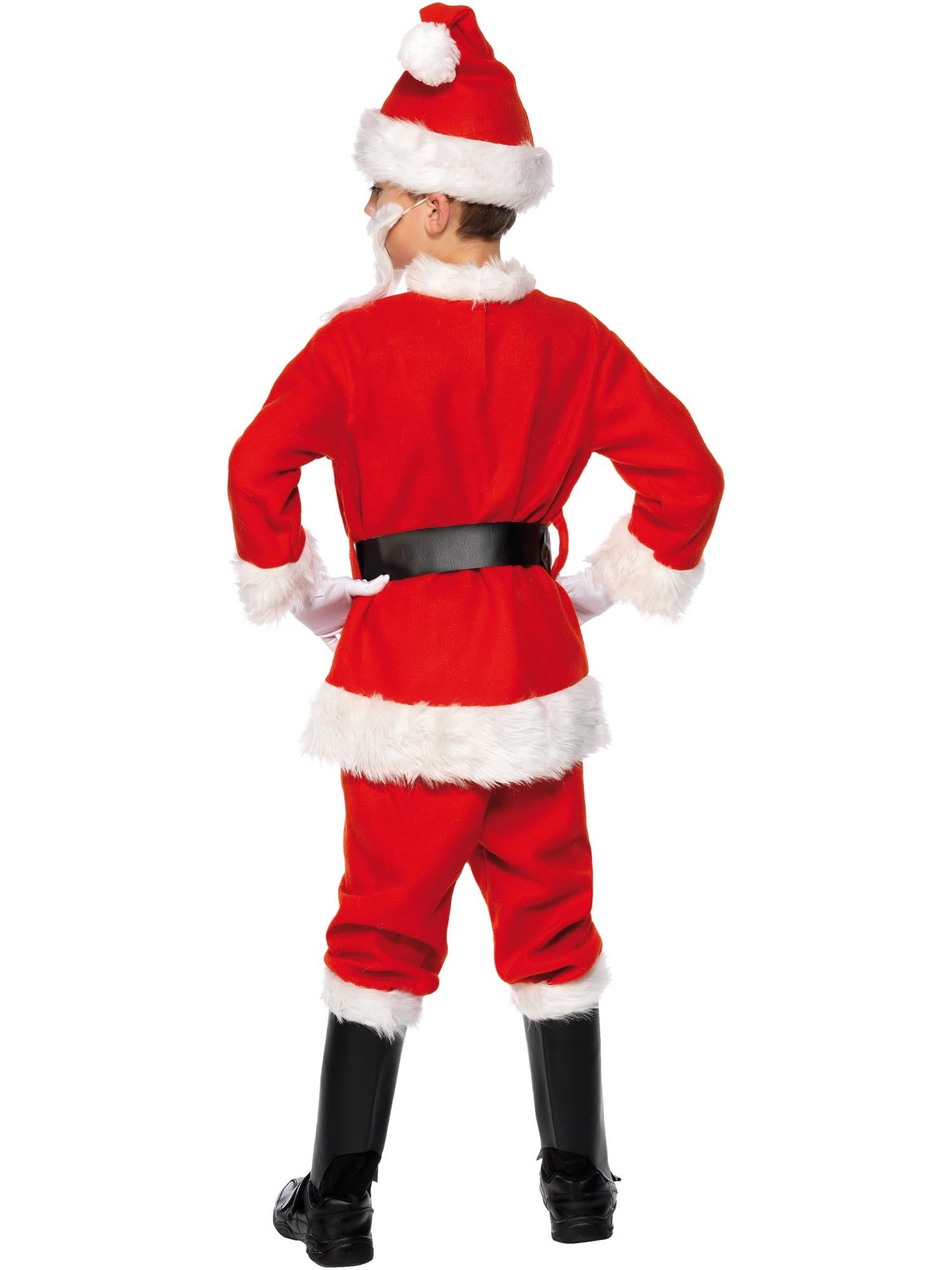 Santa Delux Boy Costume(M)