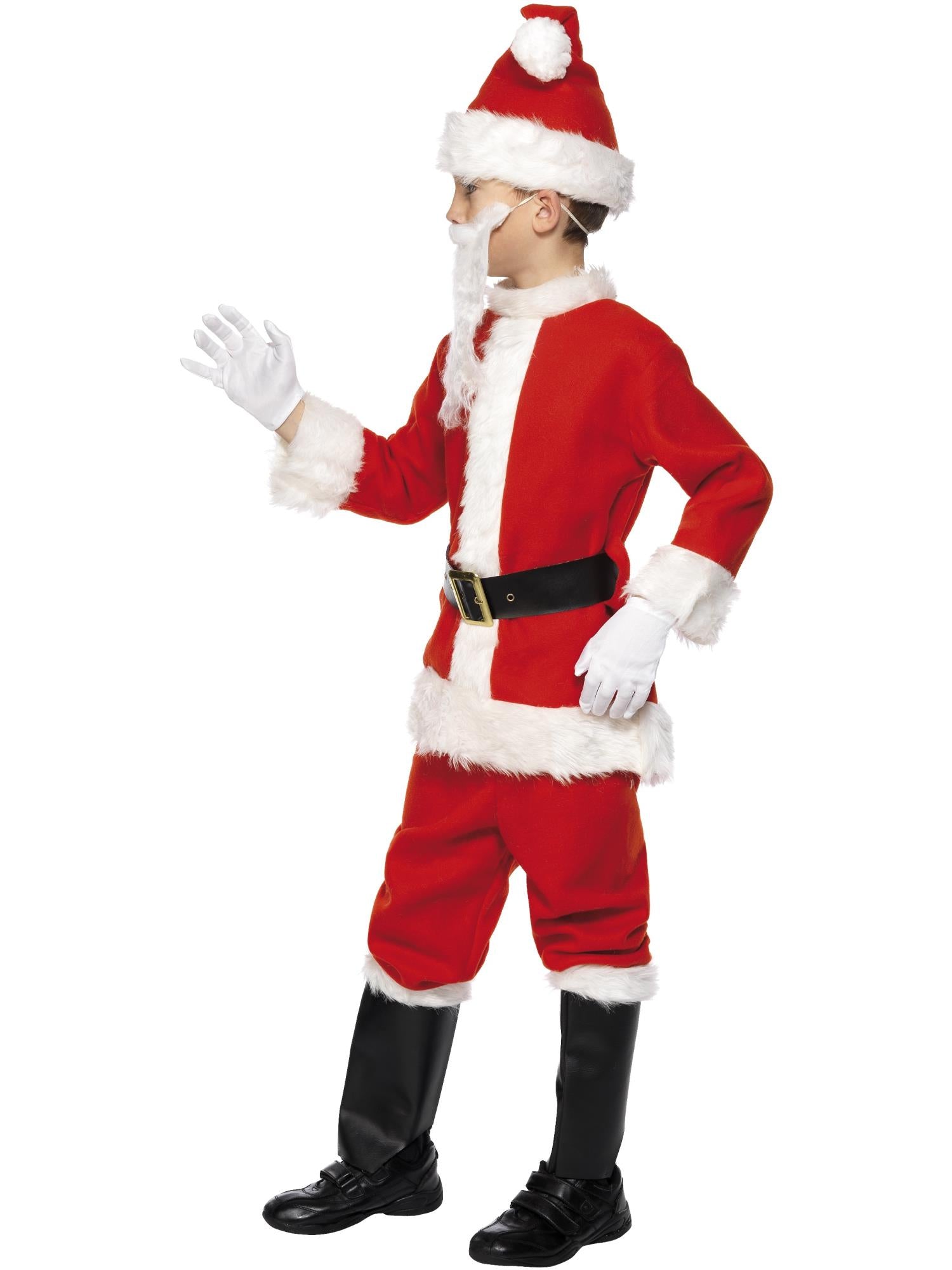 Santa Delux Boy Costume(M)