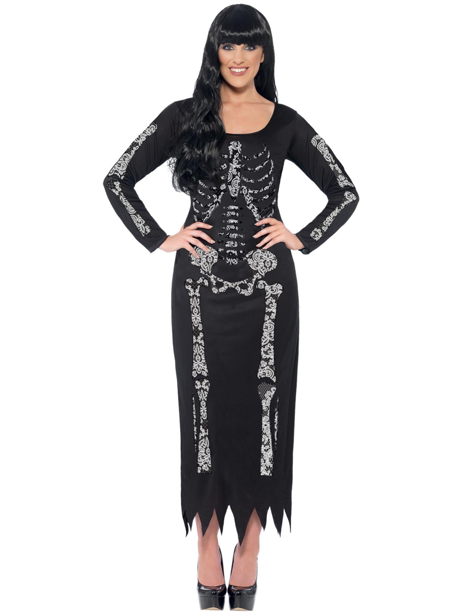 Skeleton Costume, with Tube Dress