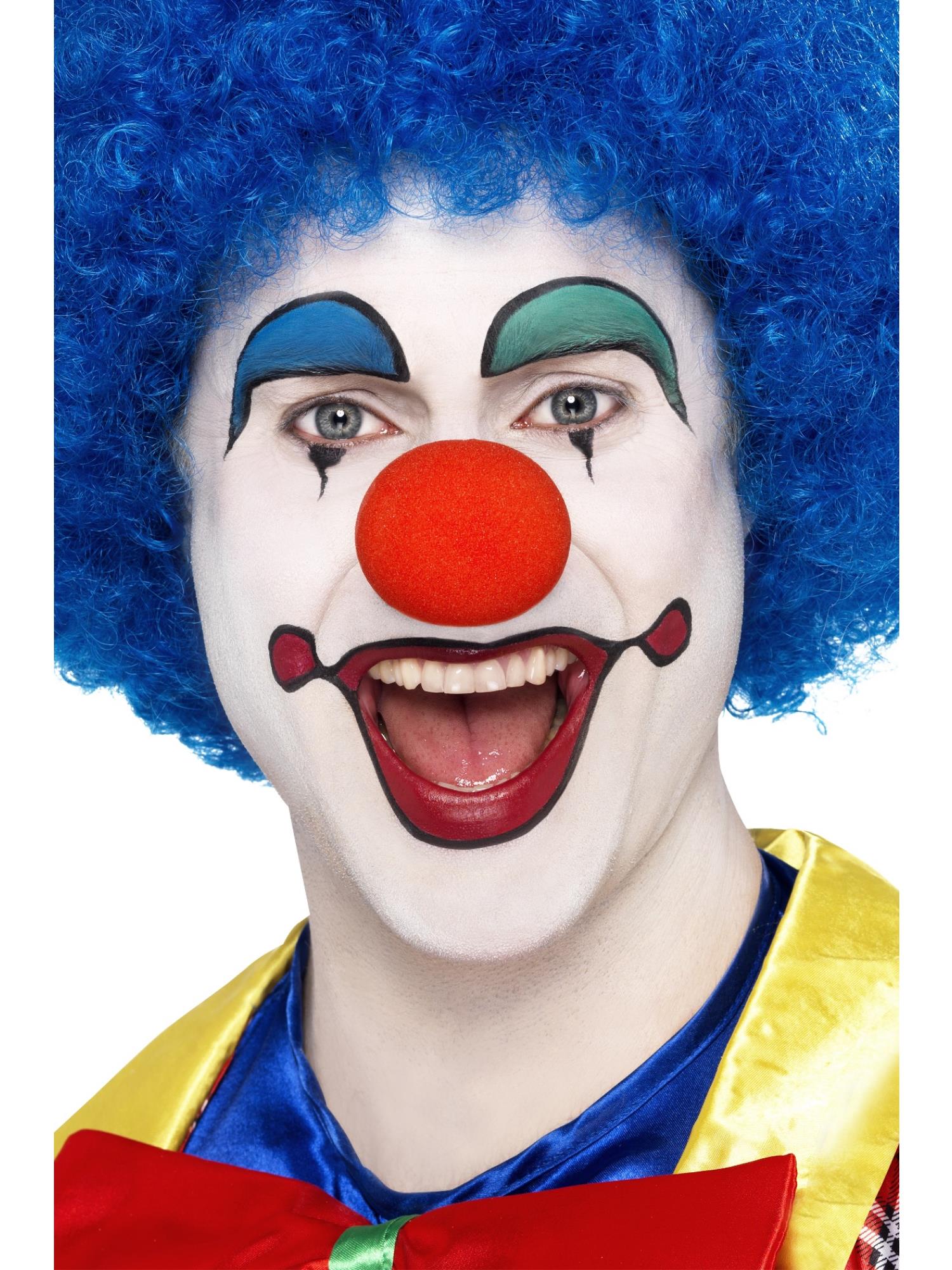 Crazy Clown Wig, Blue