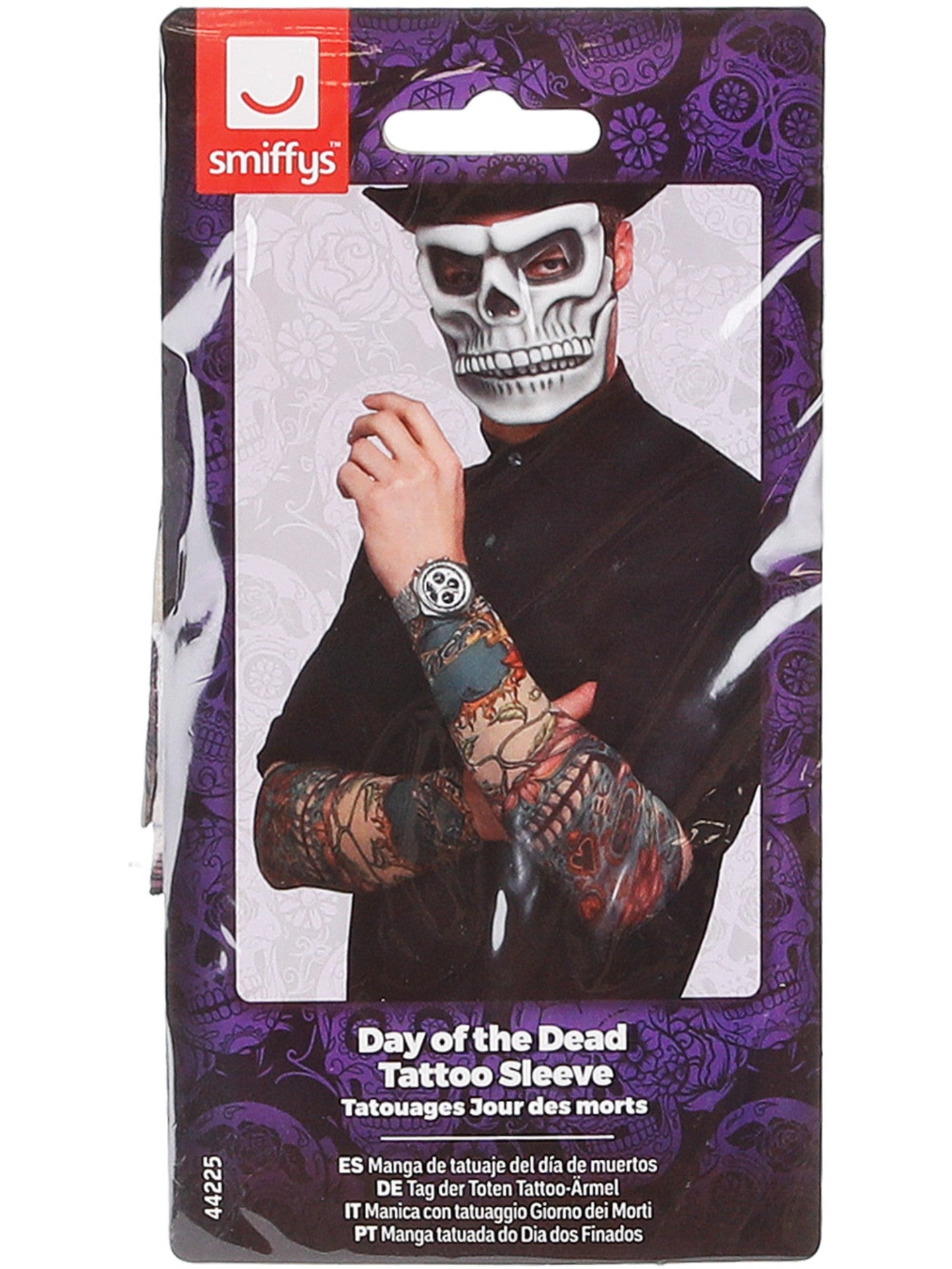 Smiffys Day of the Dead Tattoo Sleeve - 44225