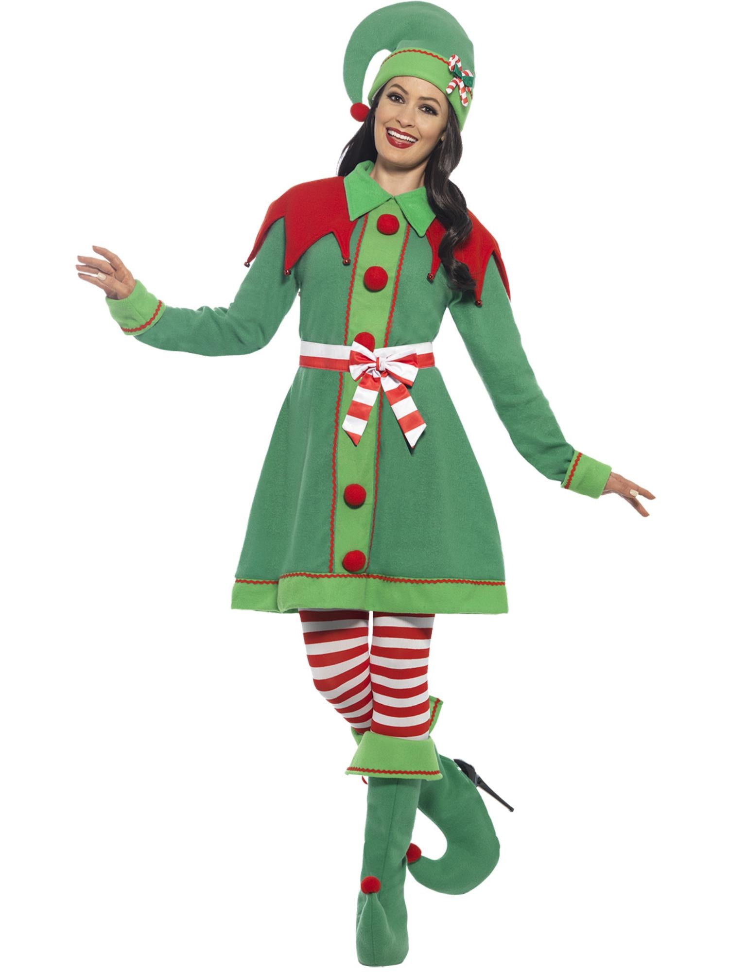 Smiffys Deluxe Miss Elf Costume - 46129