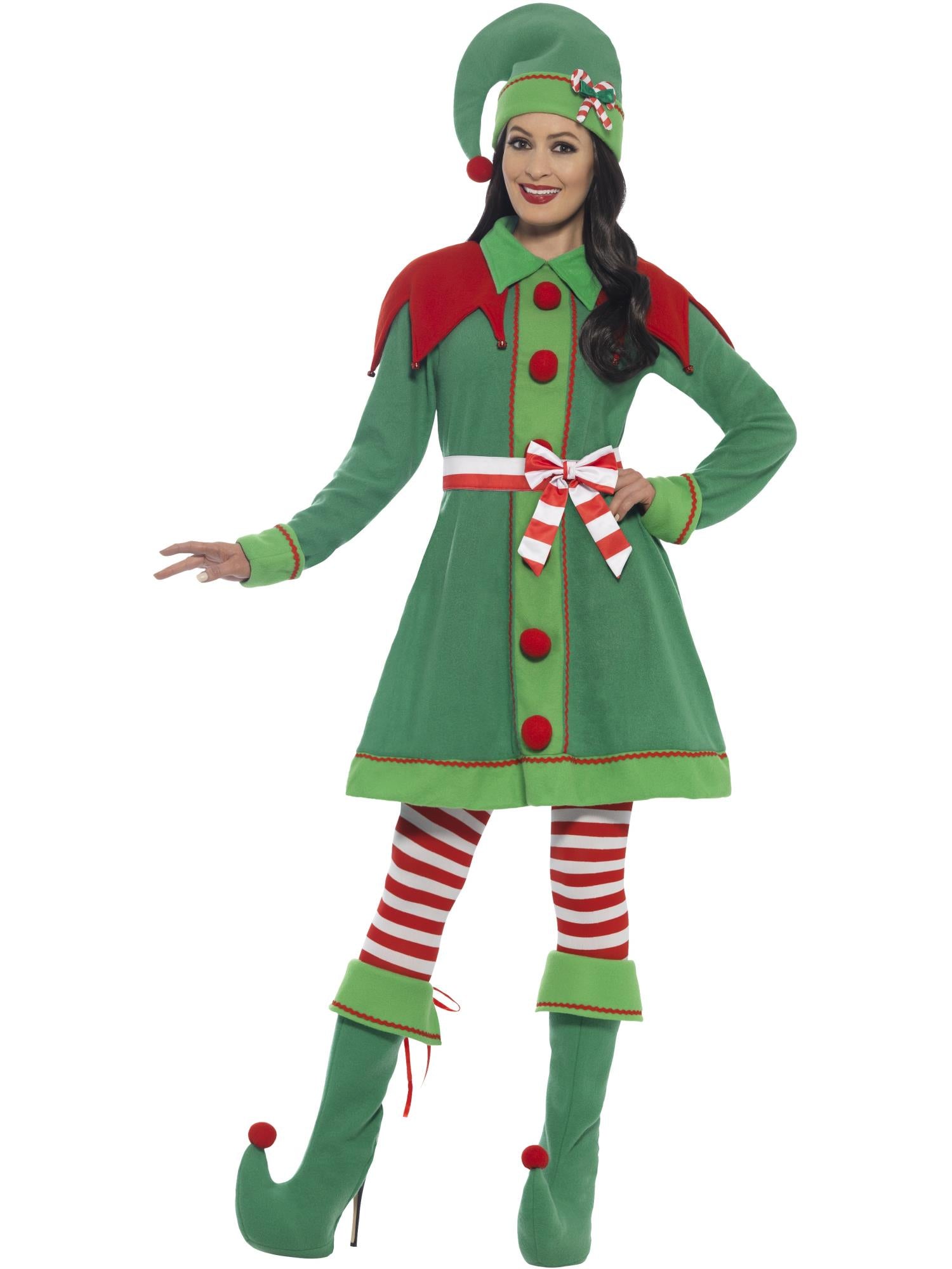 Smiffys Deluxe Miss Elf Costume - 46129
