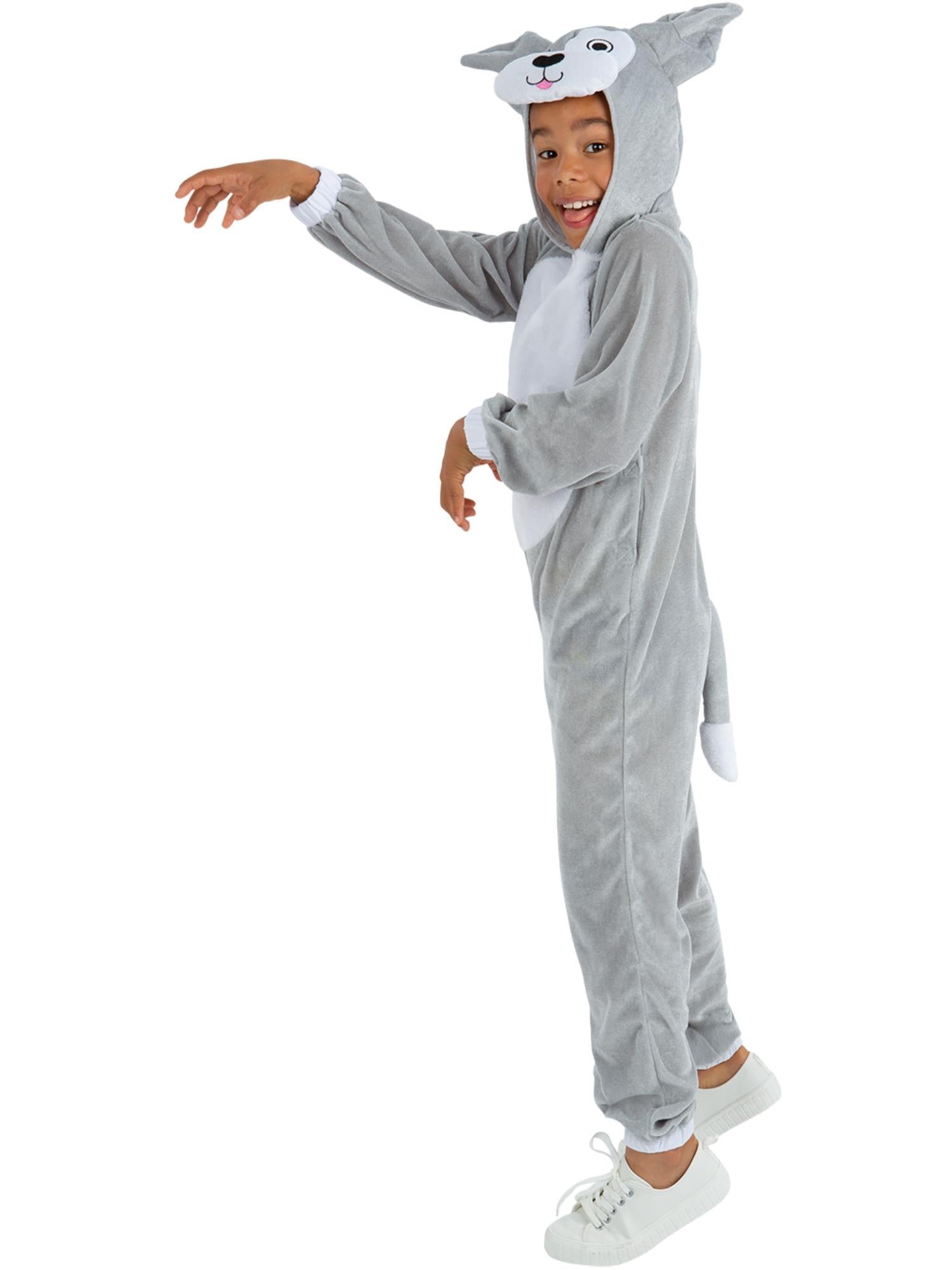 Smiffys Grey Dog Onesie - 49729