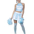 Fever Angel Cheerleader Costume, Blue