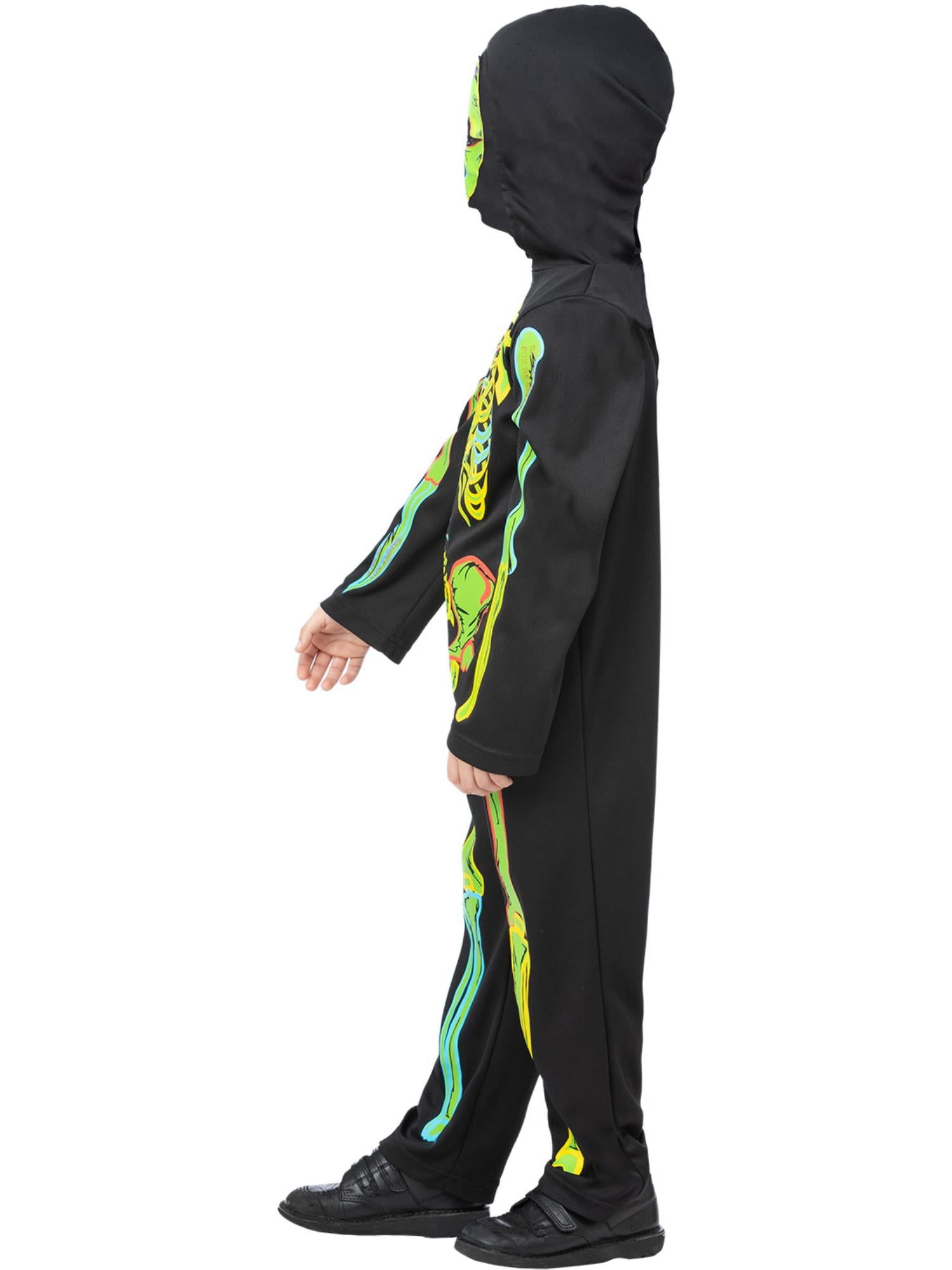 Neon Skeleton Glow in the Dark Costume