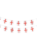 England Flag Rectangle Bunting, Plastic