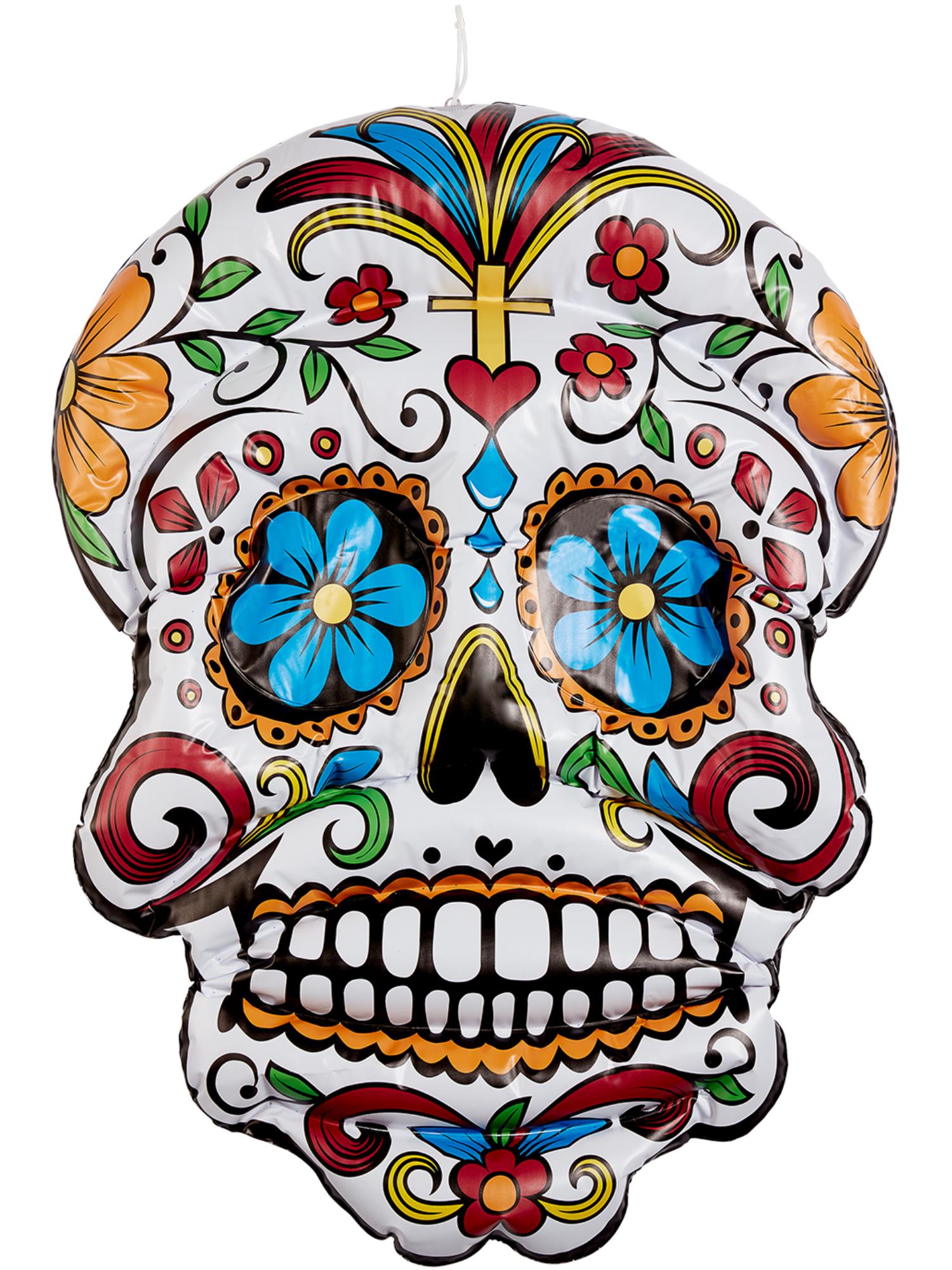 Smiffys Inflatable Day of the Dead Hanging Skull - 57075