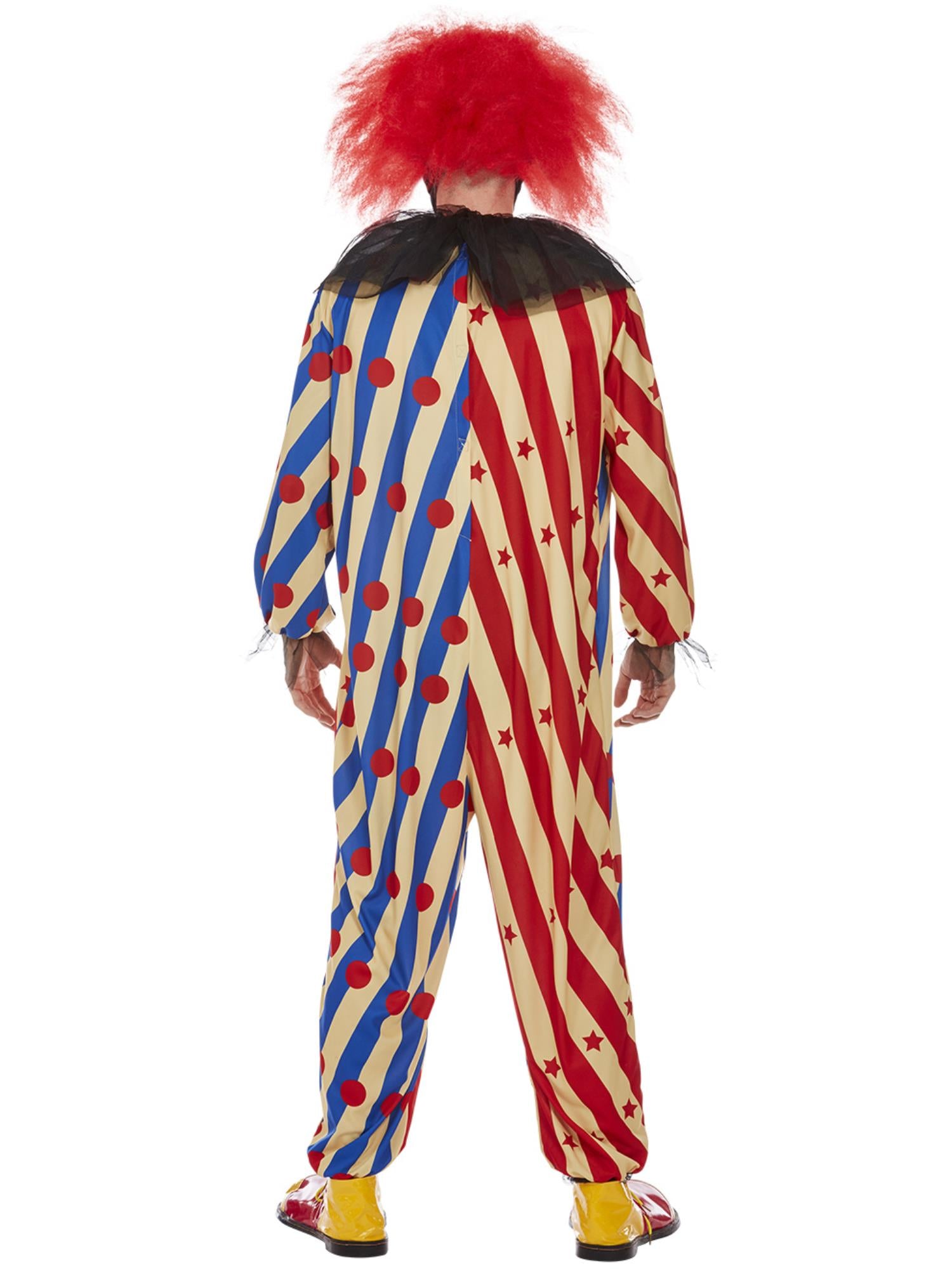 Creepy Clown Costume, Mens