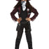 Deluxe Dark Spirit Western Cowgirl Costume Alt1