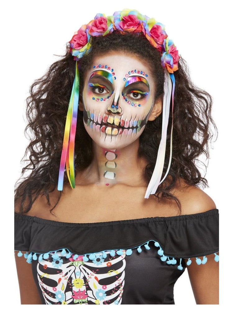 Smiffys Make-Up FX, Bright Day Of The Dead Kit