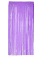 Matt Fringe Curtain Backdrop, Purple