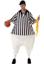Adult Hooped Referee Costume
