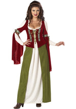 Renaissance Maid Marian Costume Adults
