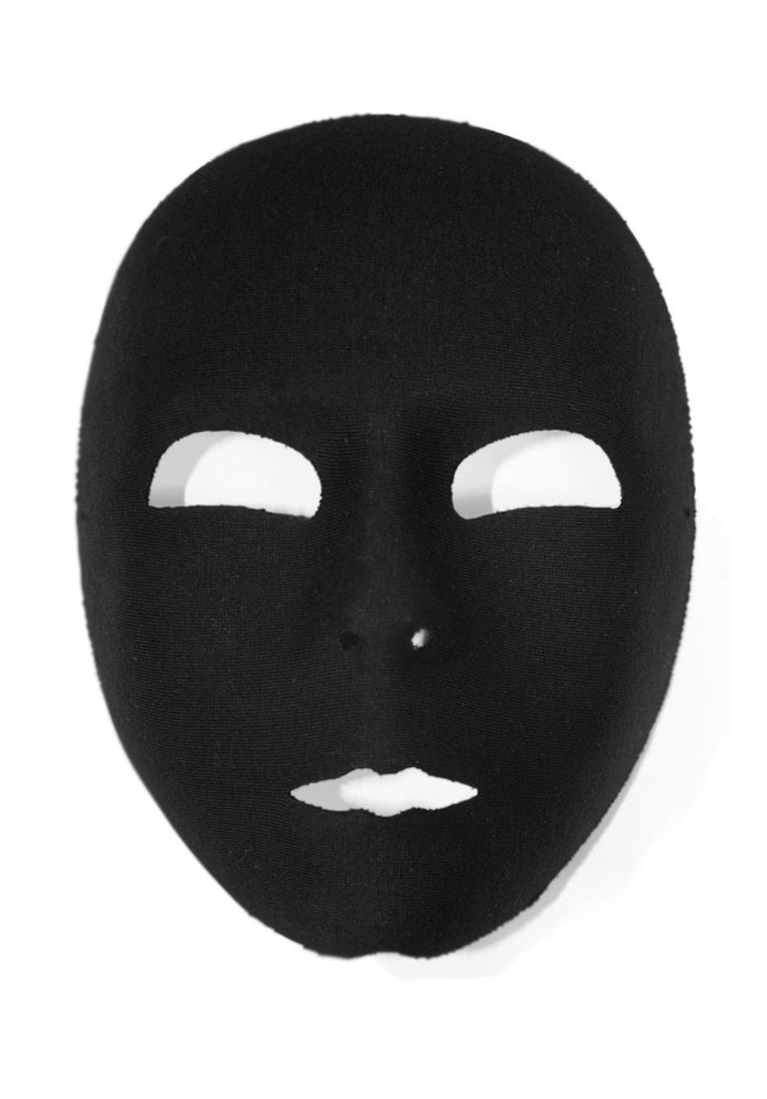 Plain Black Mask