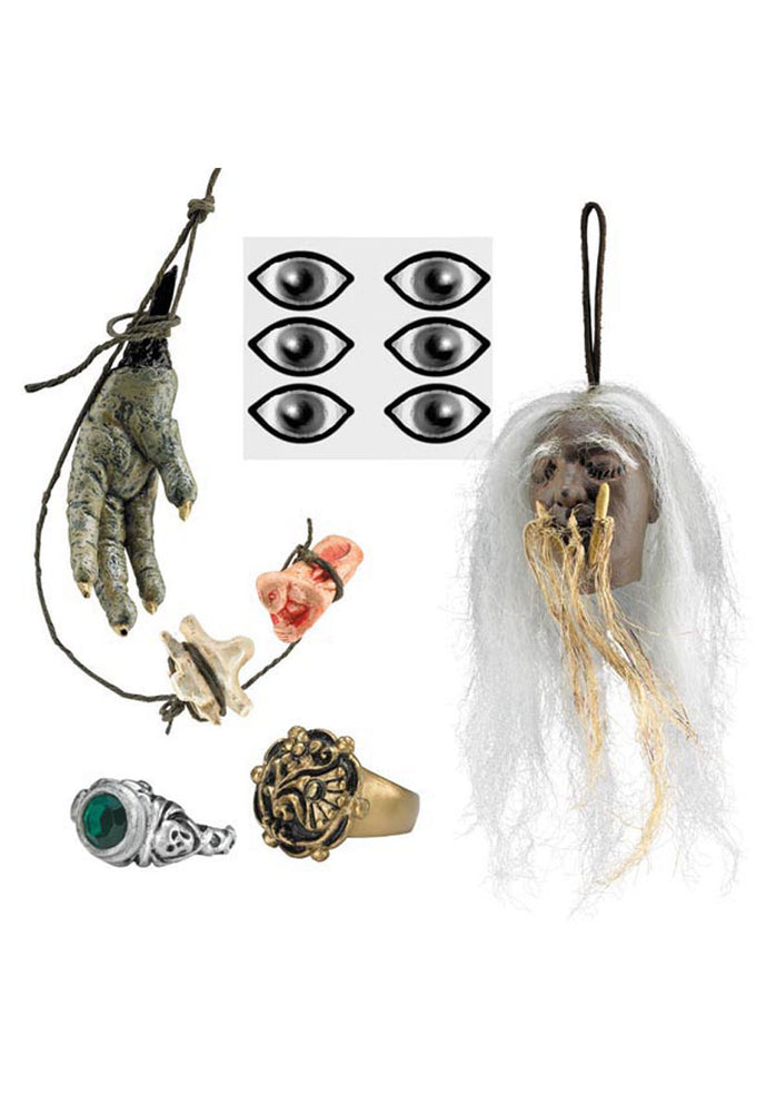 Jack Sparrow Cannibal Set, Pirates of the Caribbean™, Fancy Dress Accessories