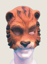 Lion Half Face Rubber Animal Mask