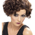 1920s Flirty Flapper Wig, Brown