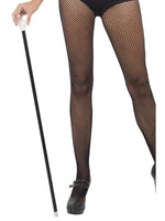 Black Dance Cane with White Top