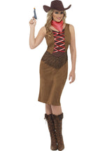 Fringe Cowgirl Costume, Western Style Fancy Dress