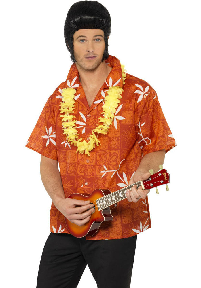 Elvis Hawaii Shirt, Evis Presley Blue Hawaii Costume