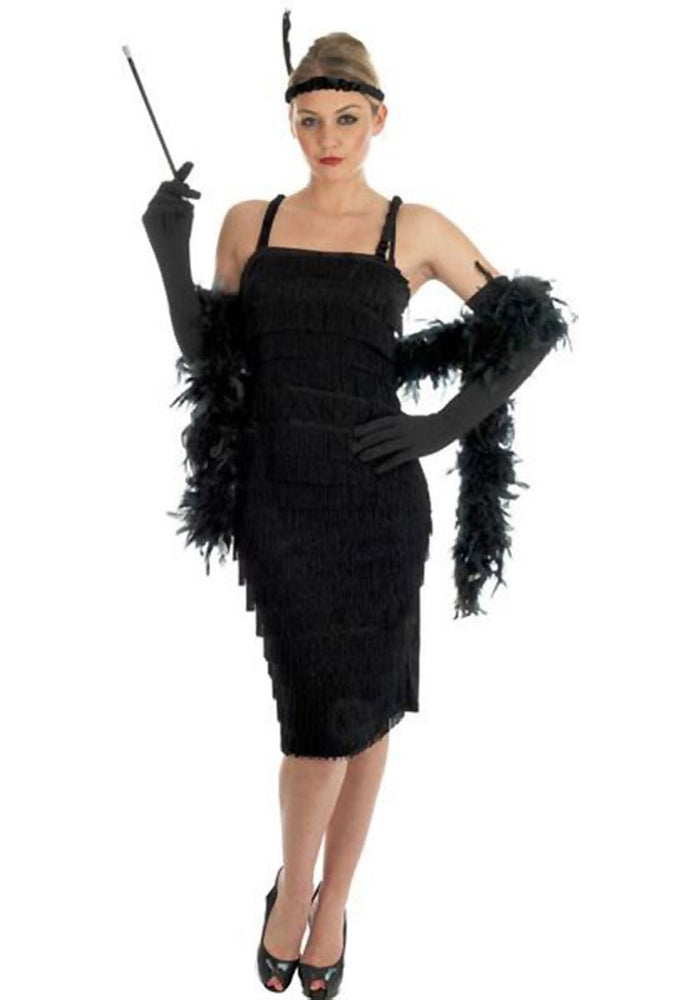 1920s Black Flapper Costume