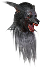 Black Wolf Mask, Halloween Werewolf Mask - Deluxe Quality
