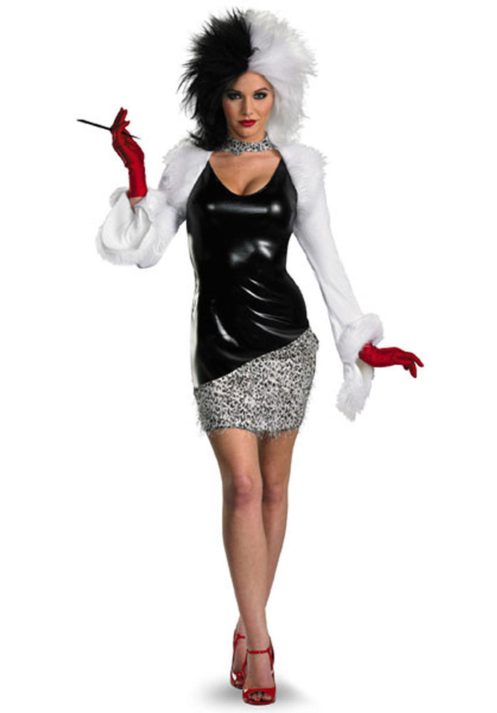 Cruella de Vil Sassy Fancy Dress, 101 Dalmatians