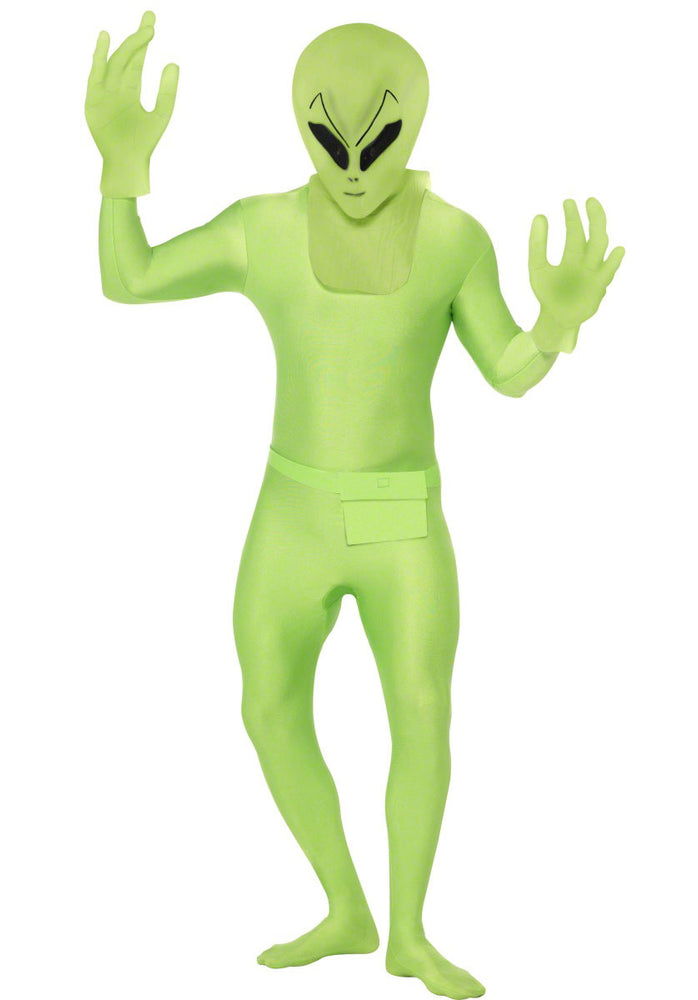 Green Alien Costume, Second Skin Fancy Dress