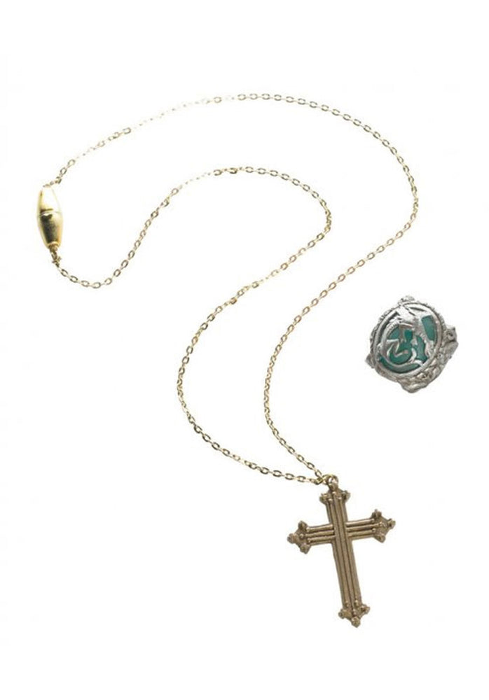 Angelica Cross Necklace & Ring - Pirates of the Caribbean