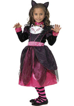 Kids Cat Princess Costume, Child Animal Fancy Dress