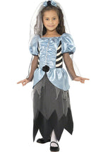 Kids Gothic Bride Costume, Scary Girls Fancy Dress