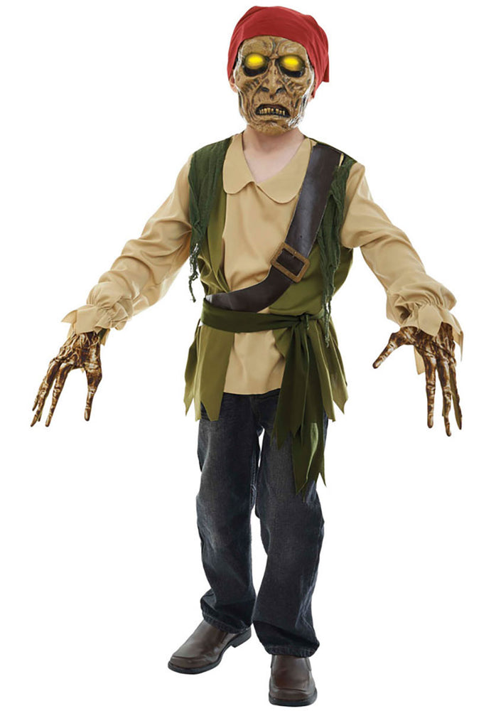 Pirate of the Dead Sea Zombie Child Costume