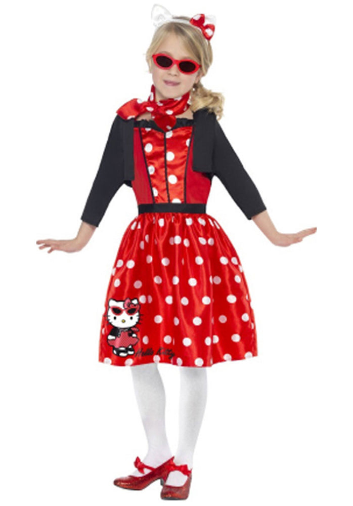 Hello Kitty Retro 50's Cherry Child Costume