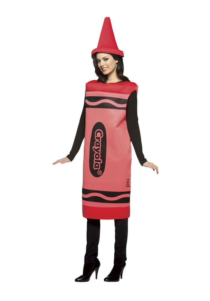 Crayola Red Crayon Costume, Funny Fancy Dress