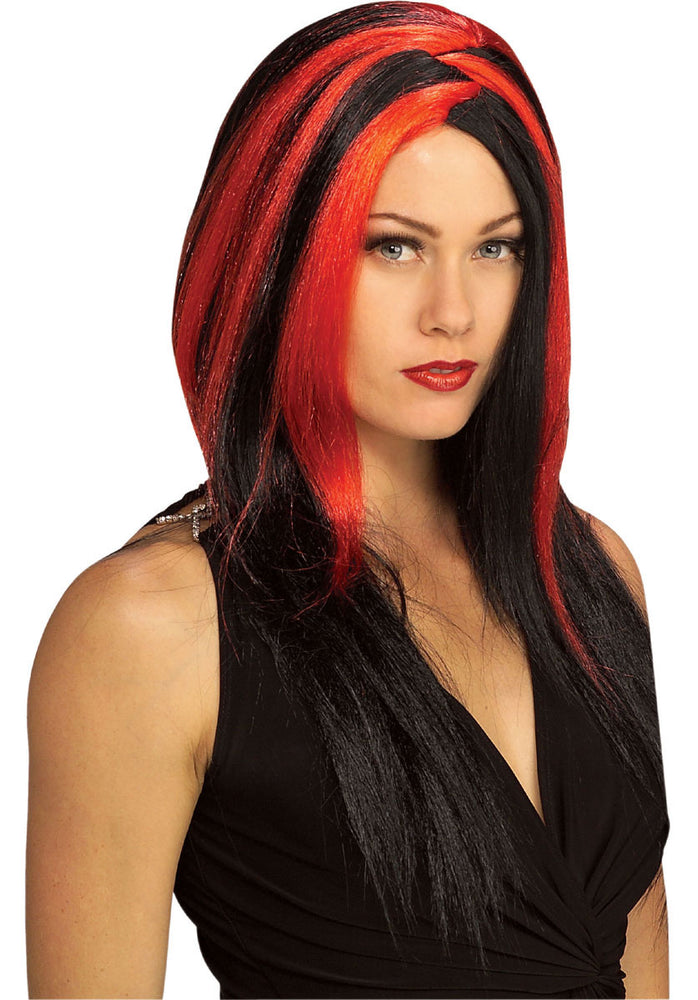 Miss Sinister Red/Black Wig