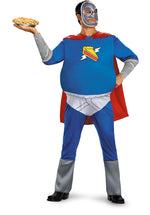 Homer Pie Man Costume with Padded Belly