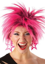 80's Pink Punk Wig, Retro Wigs