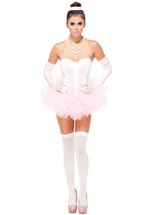 Tippy Toe Temptress Costume, Ballerina Fancy Dress