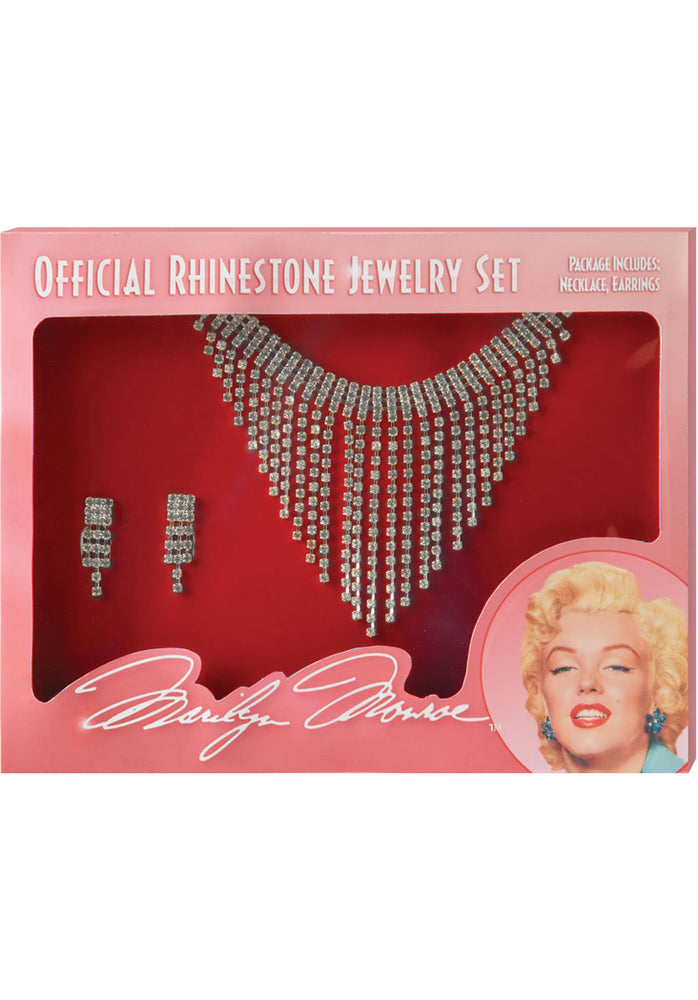 Marilyn Monroe Rhinestone Jewellery Set