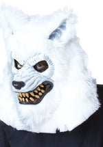 White Lycan Ani-Motion Mask, Werewolf Mask