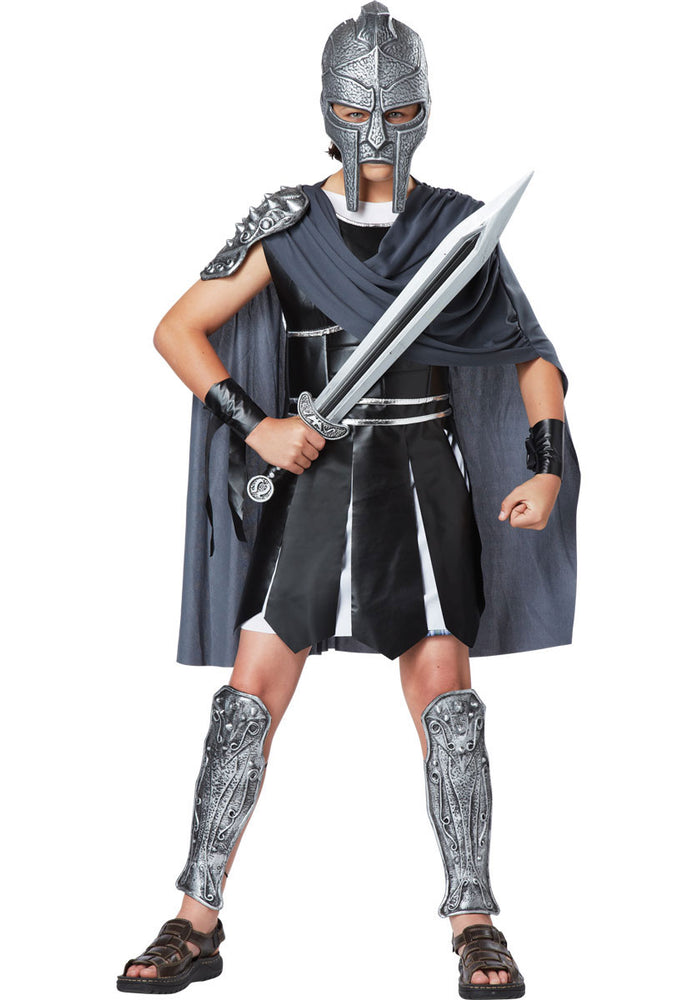 Kids Gladiator Mask & Sword, Roman Costume Accessories