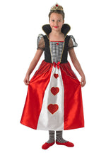 Girls Queen of Hearts Costume, Disney Fancy Dress